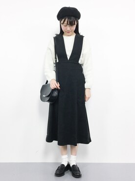 「frames RAY CASSIN（フレームスレイカズン）のアイテム（ワンピース/ドレス）」を使った、まるさん（レディース・161cm）の秋コーディネート