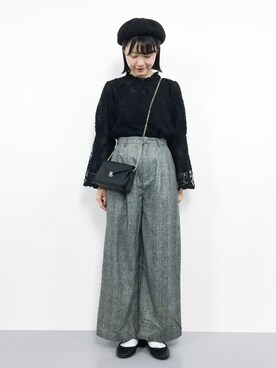 まるさん（レディース・161cm）の冬コーディネート
