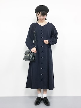 まるさん（レディース・161cm）の冬コーディネート