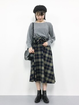 「cube sugar evo.（キューブシュガーエボ）のアイテム」を使った、まるさん（レディース・161cm）の冬コーディネート