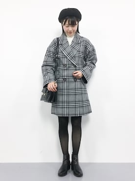 まるさん（レディース・161cm）の冬コーディネート