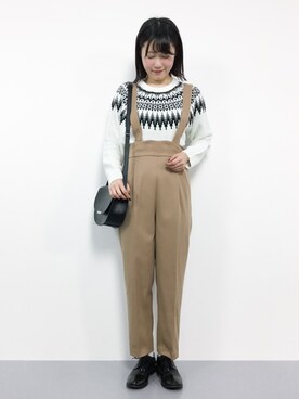 まるさん（レディース・161cm）の冬コーディネート