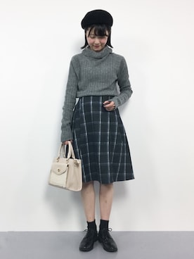 まるさん(レディース・161cm)の冬コーディネート