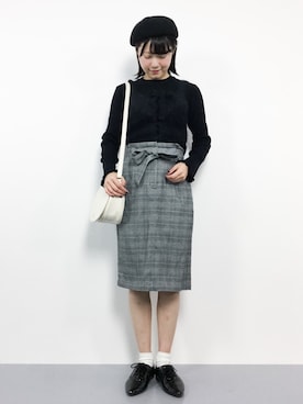 まるさん（レディース・161cm）の冬コーディネート