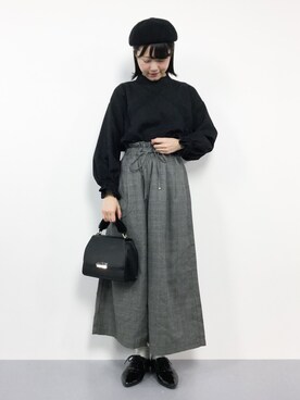 まるさん（レディース・161cm）の冬コーディネート