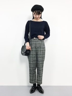 まるさん（レディース・161cm）の冬コーディネート