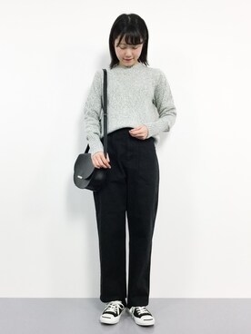 まるさん（レディース・161cm）の冬コーディネート