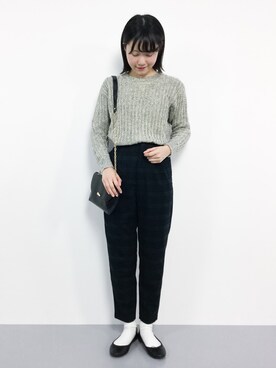 「Te chichi TERRASSE（テチチテラス）のアイテム」を使った、まるさん（レディース・161cm）の冬コーディネート