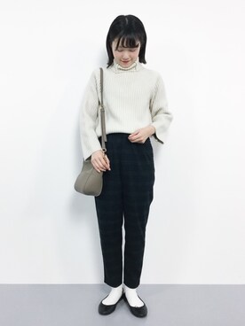 まるさん（レディース・161cm）の冬コーディネート