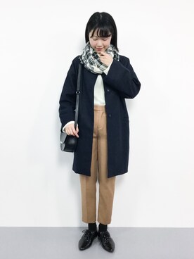 まるさん（レディース・161cm）の冬コーディネート