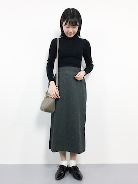 まるさん（レディース・161cm）の冬コーディネート