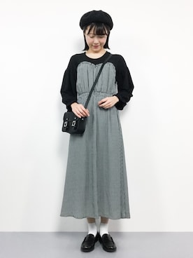 まるさん（レディース・161cm）の冬コーディネート