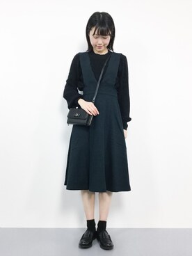 まるさん（レディース・161cm）の冬コーディネート