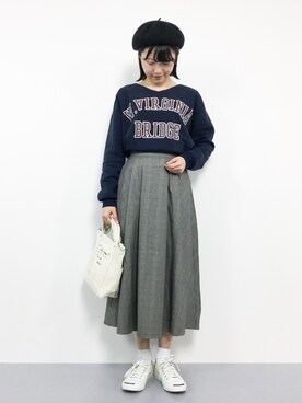 まるさん（レディース・161cm）の冬コーディネート