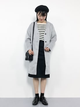 まるさん（レディース・161cm）の冬コーディネート