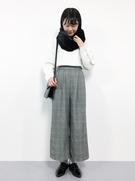 まるさん（レディース・161cm）の冬コーディネート