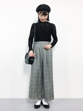 まるさん（レディース・161cm）の冬コーディネート