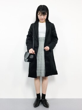 まるさん（レディース・161cm）の冬コーディネート