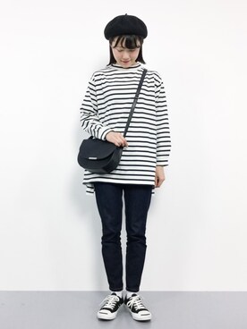 まるさん（レディース・161cm）の冬コーディネート