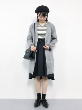 「haco!（ハコ）のアイテム（ジャケット/アウター）」を使った、まるさん（レディース・161cm）の冬コーディネート