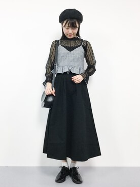 まるさん（レディース・161cm）の冬コーディネート