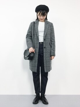 まるさん（レディース・161cm）の冬コーディネート