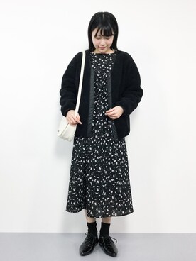 まるさん（レディース・161cm）の冬コーディネート