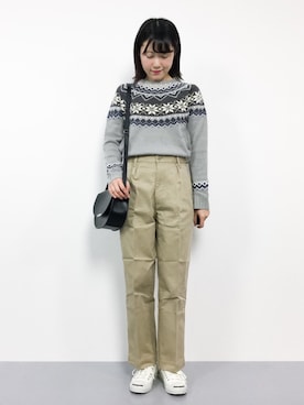 まるさん（レディース・161cm）の冬コーディネート