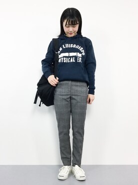 「HVC（エイチブイシー）のアイテム」を使った、まるさん（レディース・161cm）の冬コーディネート
