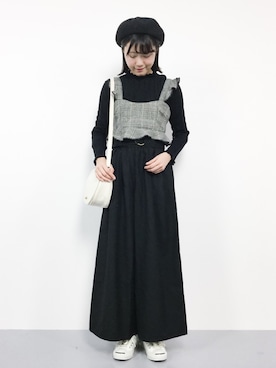 まるさん（レディース・161cm）の冬コーディネート