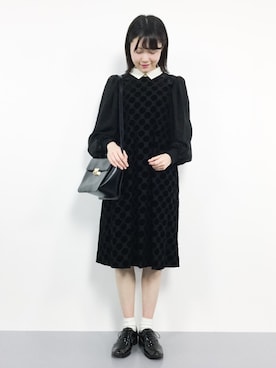 「Luz Llena（ラズレナ）のアイテム」を使った、まるさん（レディース・161cm）の冬コーディネート