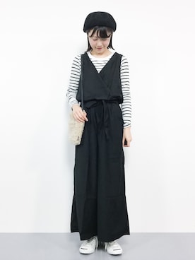 まるさん（レディース・161cm）の冬コーディネート