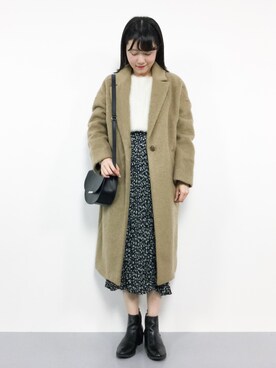 まるさん（レディース・161cm）の冬コーディネート