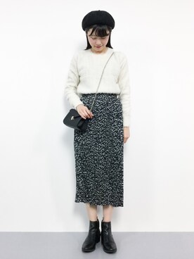 まるさん（レディース・161cm）の冬コーディネート