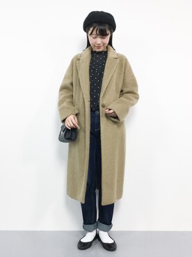 まるさん（レディース・161cm）の冬コーディネート