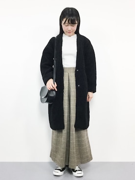 まるさん（レディース・161cm）の冬コーディネート