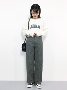 まるさん（レディース・161cm）の冬コーディネート