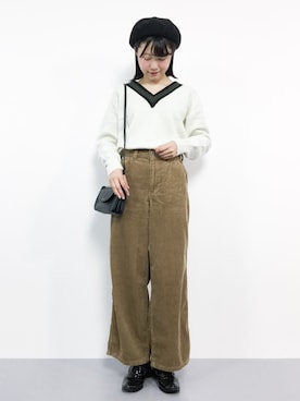 まるさん（レディース・161cm）の冬コーディネート