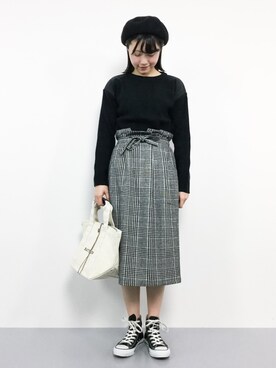 まるさん（レディース・161cm）の冬コーディネート