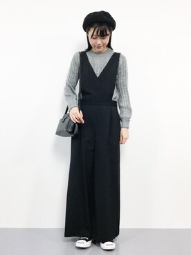 まるさん（レディース・161cm）の冬コーディネート