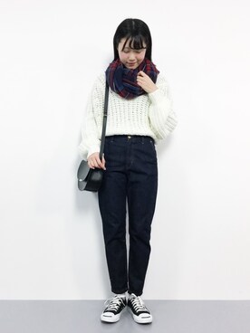 まるさん（レディース・161cm）の冬コーディネート