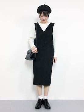 「夢展望（ユメテンボウ）のアイテム」を使った、まるさん（レディース・161cm）の冬コーディネート