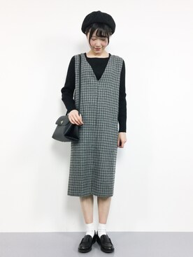 まるさん(レディース・161cm)の冬コーディネート