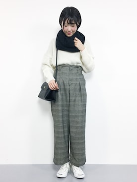 まるさん（レディース・161cm）の冬コーディネート
