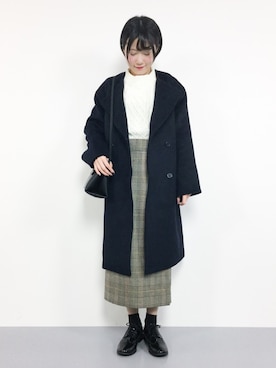 まるさん（レディース・161cm）の冬コーディネート