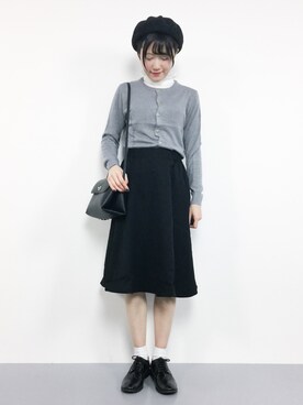 まるさん（レディース・161cm）の冬コーディネート