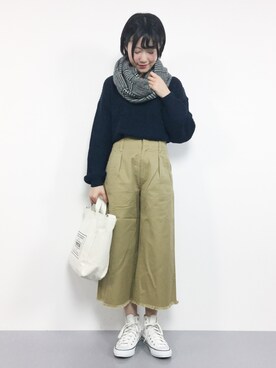 まるさん（レディース・161cm）の冬コーディネート