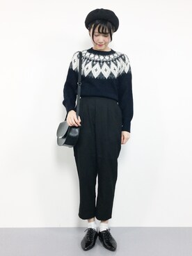 「Te chichi TERRASSE（テチチテラス）のアイテム」を使った、まるさん（レディース・161cm）の冬コーディネート