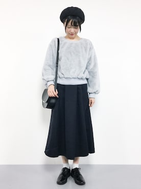 まるさん（レディース・161cm）の冬コーディネート