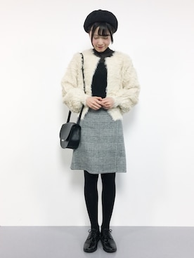 まるさん（レディース・161cm）の冬コーディネート